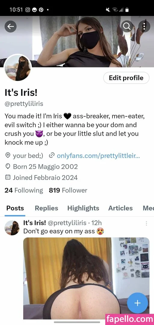 Iris 🖤 OnlyFans free account photo 3 - prettylittleiris nudes and sex tapes