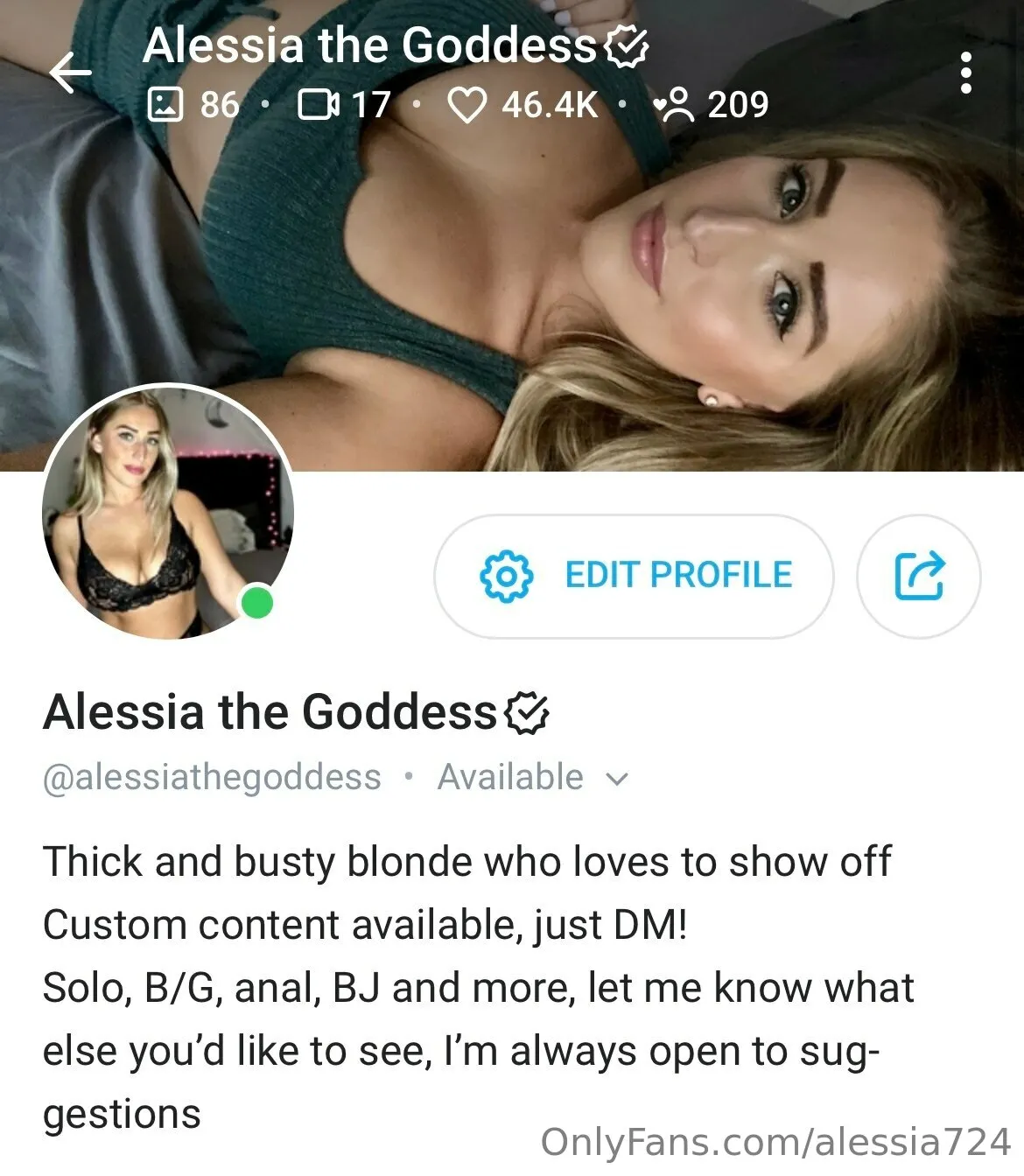 Alessia the Goddess  *Free Page* OnlyFans free account photo 7 - alessia724 nudes and sex tapes