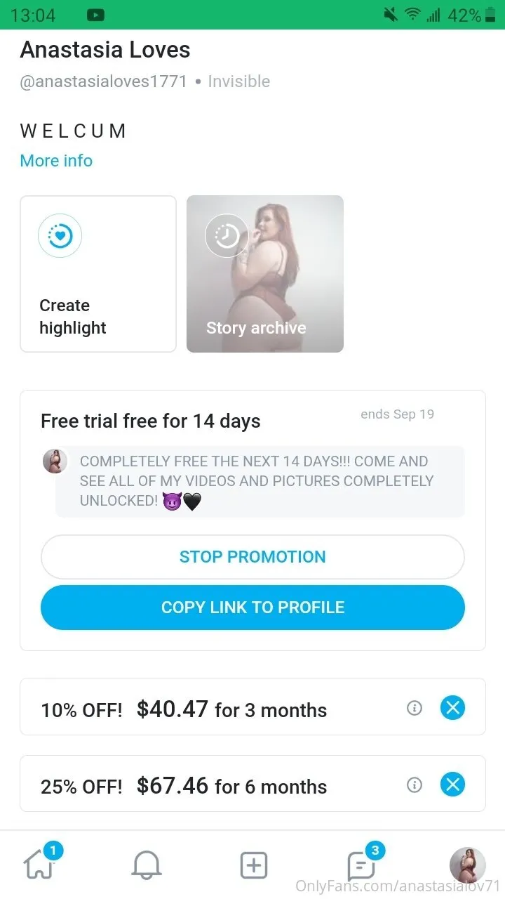 Anastasia Loves -VIP $14.99/month OnlyFans free account photo 19 - anastasialov71 nudes and sex tapes